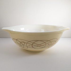 Vintage Pyrex 444 Cinderella Golden Swirl Bowl 13"